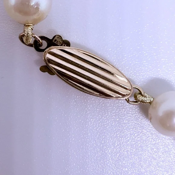 30” MIKIMOTO BLUE LAGOON PEARL NECKLACE 30” OMG WOWOWOWOWOWOW!!!!!!!!!! - Picture 10 of 12